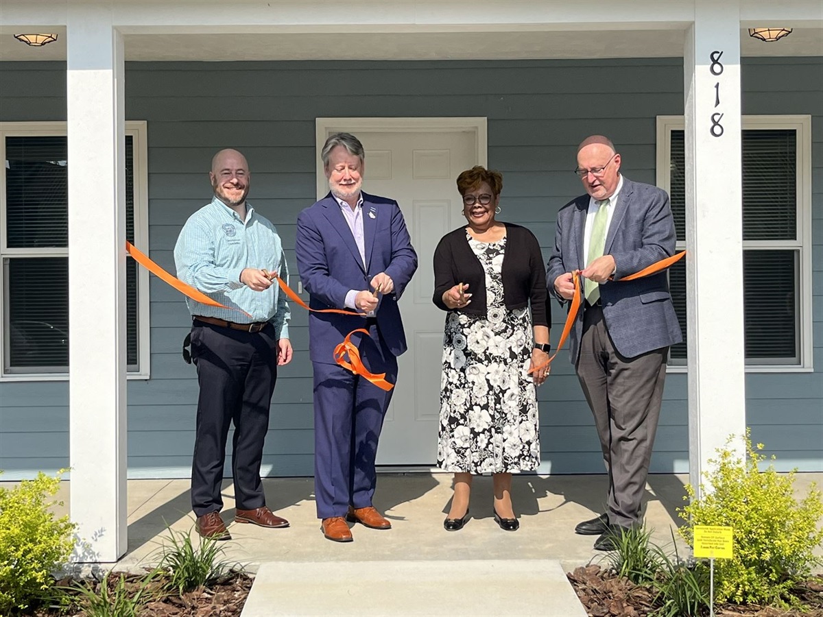 Community celebrates construction of first affordable home under Land Trust program. Welcome to the City of Gainesville.