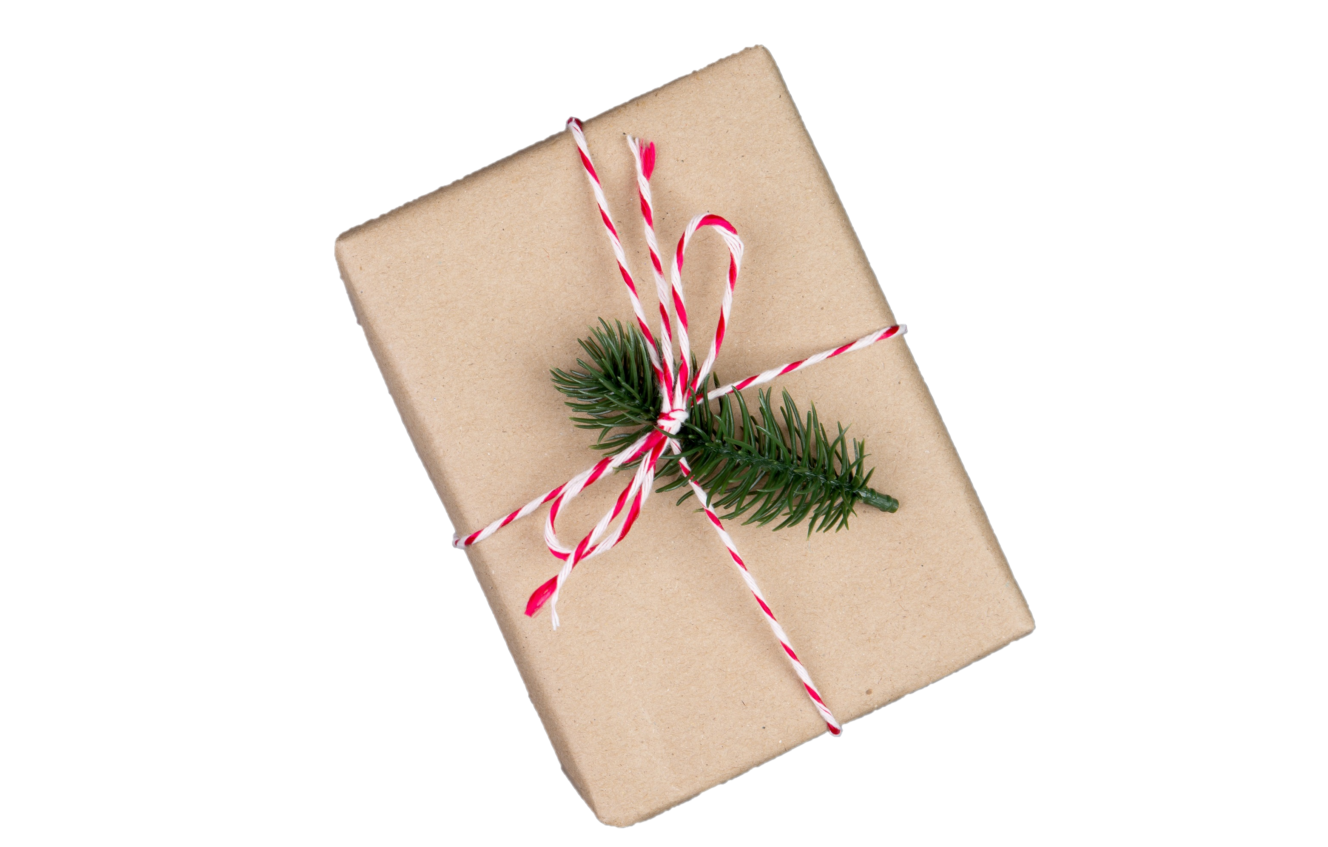 gift with simple wrapping