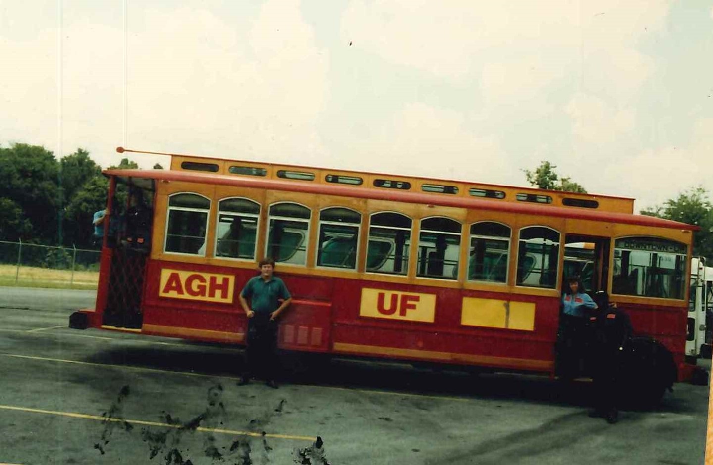 c. 1986-1989 RTS yellow and red trolley circa 1986-1989